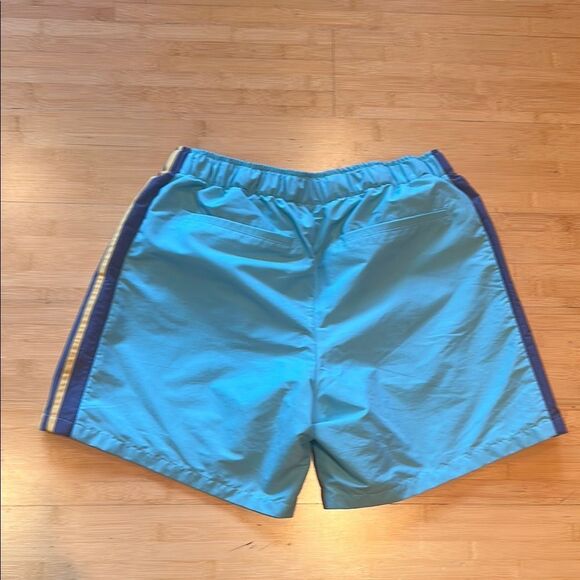 Adidas Turquoise Shorts with Gold Accents - Picture 4 of 5